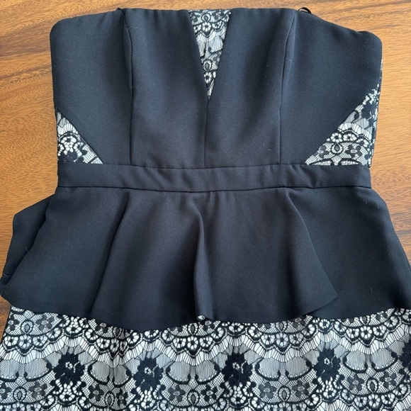 Max & Cleo formal cocktail strapless dress size 2 - Picture 5 of 9